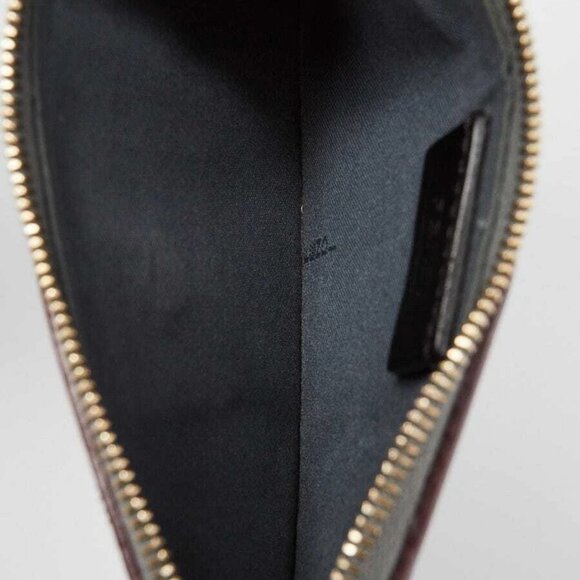 Fendi Blue/Burgundy Leather By The Way Zip Card Holder Wallet - 8M0388 - Picture 8 of 8